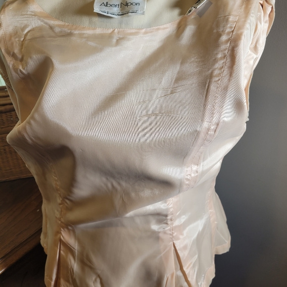 VINTAGE ALBERT NIPON WOOL PEPLUM PUFF SLEEVE BLAZER - Picture 8 of 9